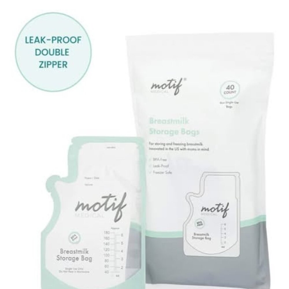 NEW Motif Breastmilk Storage Bags 4x100